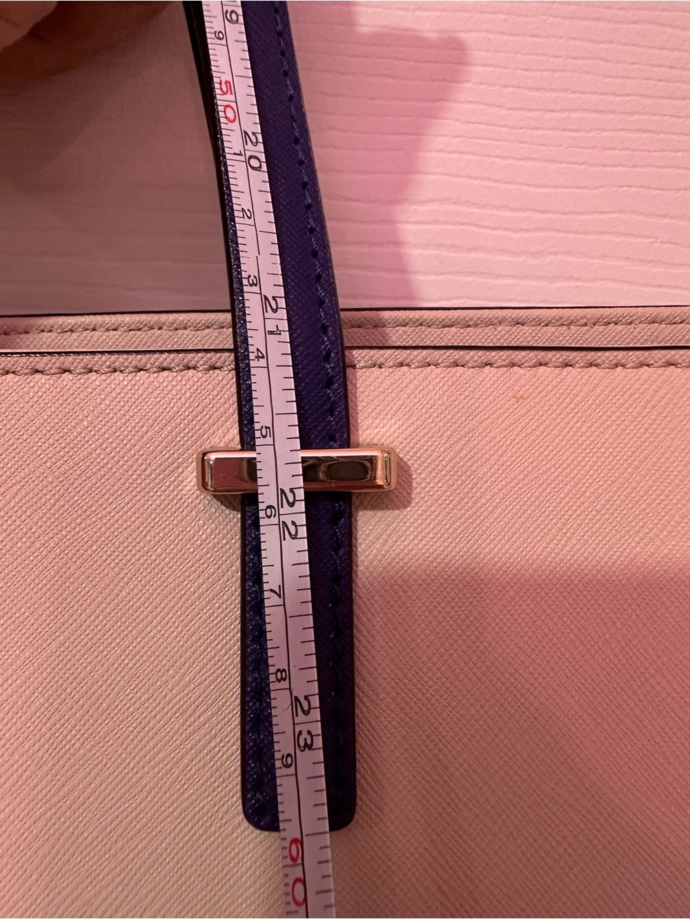 Like NEW Kate Spade leather Navy and Cream Tote - Picture 15 of 15